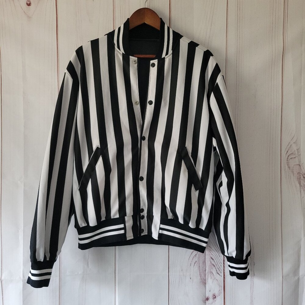 Vintage Reversible Referee Jacket, Adult XL, Ranger Athletic Mfg, Made in USA